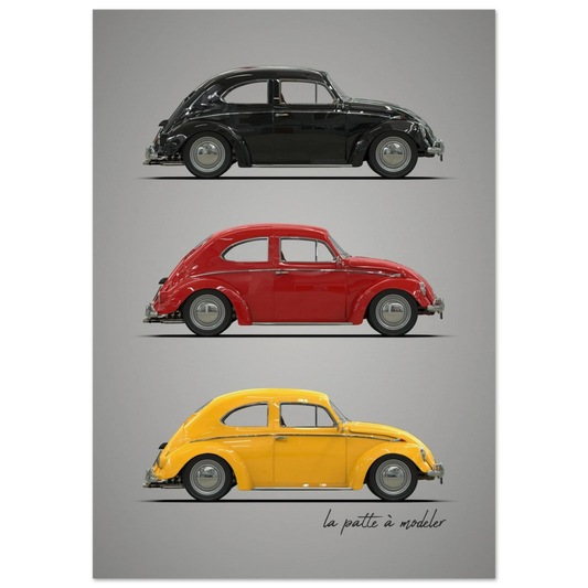 German Classic Car Poster - Vintage Icon Art Print