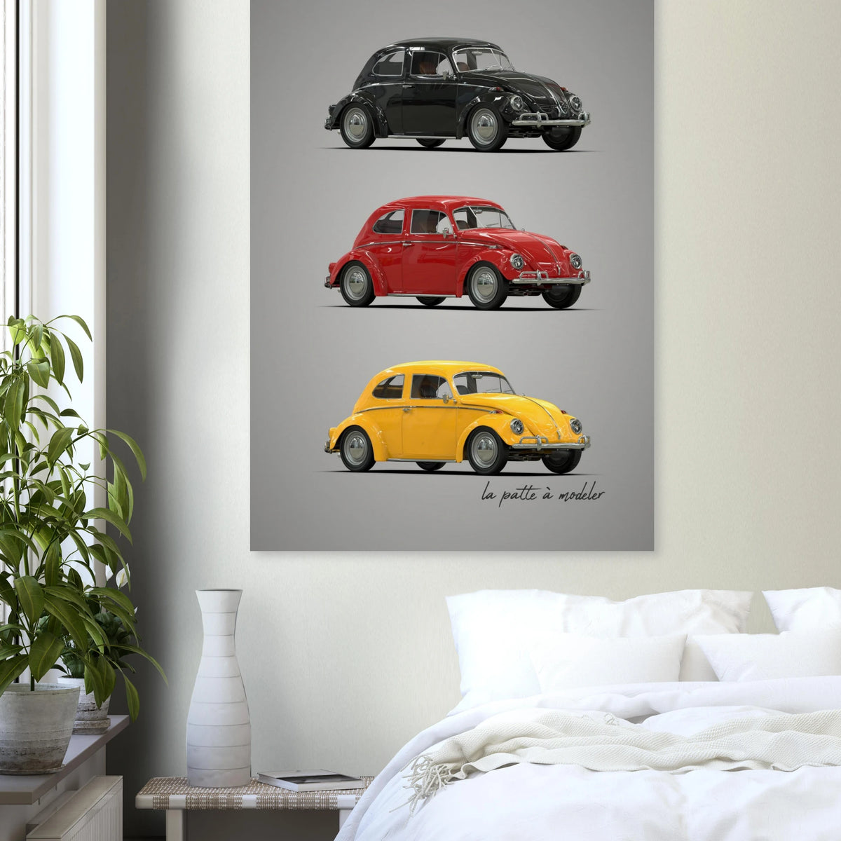 German Classic Car Poster - Vintage Automotive Art Print
