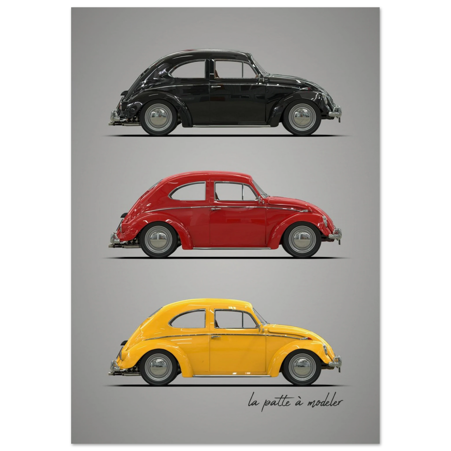 German Classic Car Poster - Vintage Icon Art Print