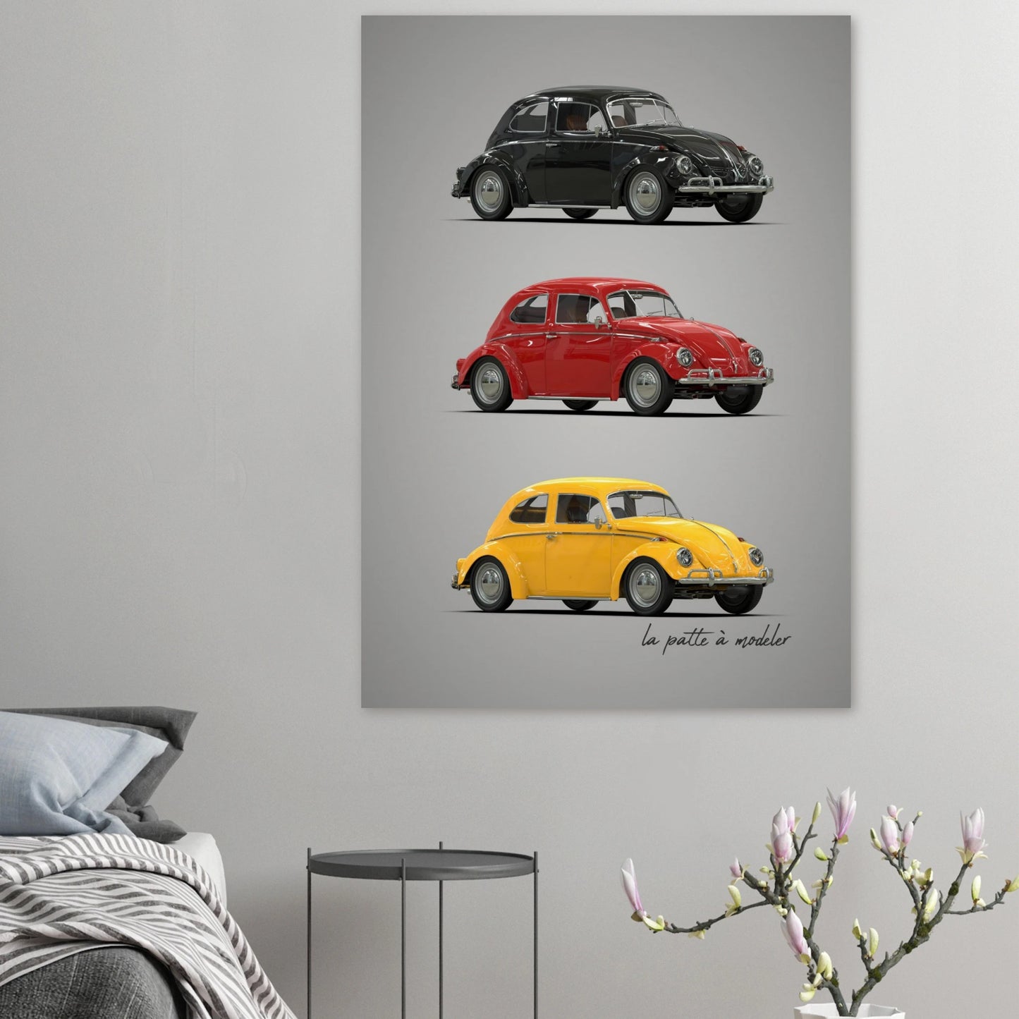 German Classic Car Poster - Vintage Automotive Art Print