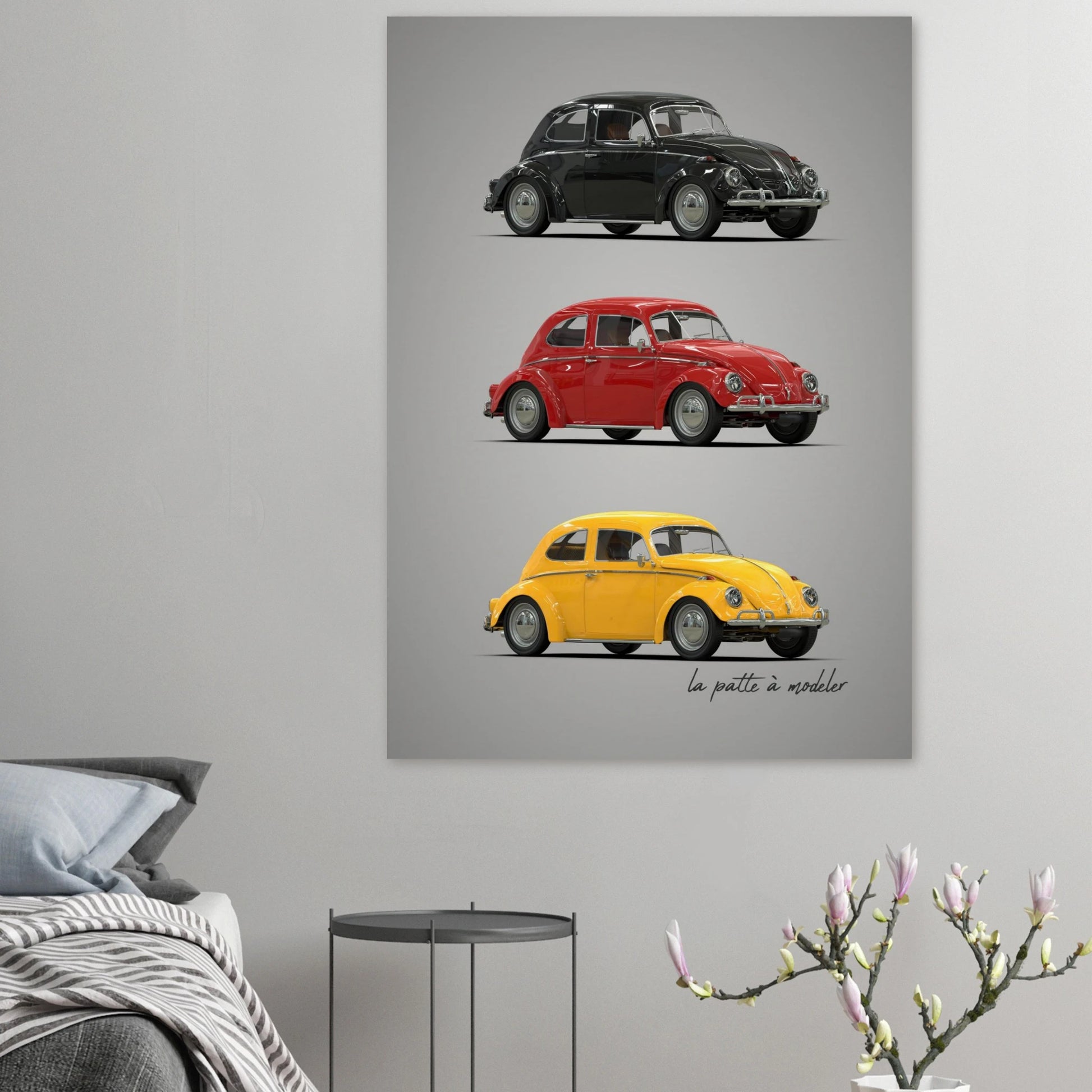German Classic Car Poster - Vintage Automotive Art Print