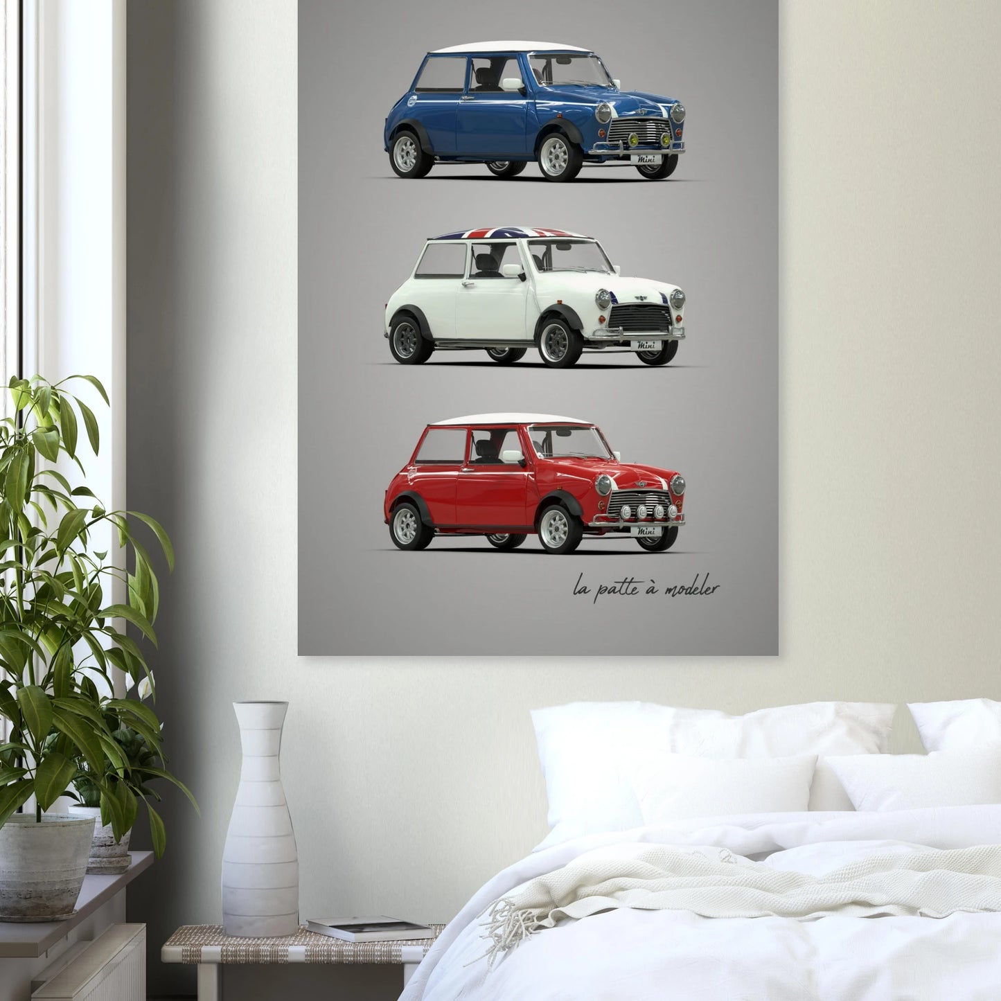 British Classic Car Poster - Compact Icon Art Print