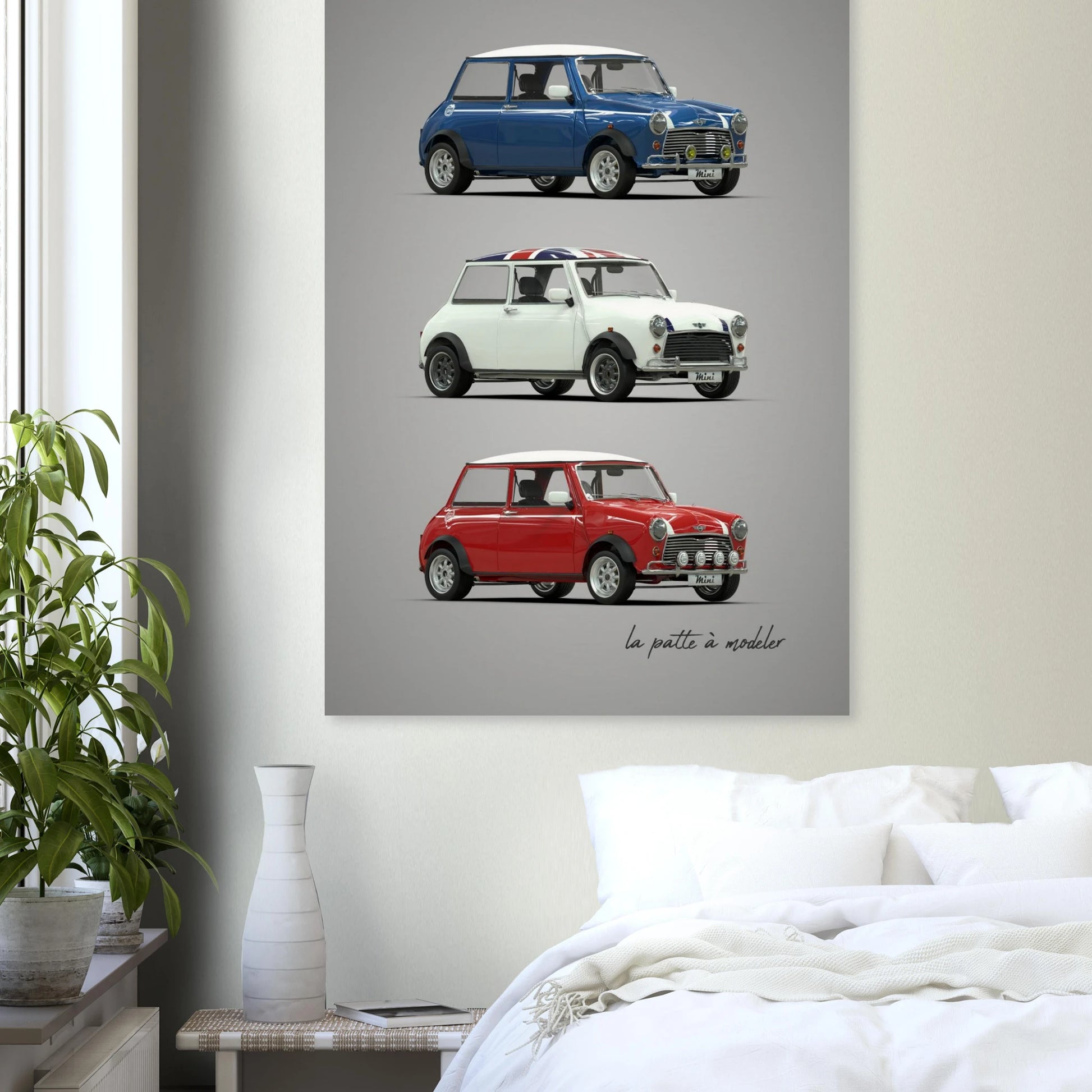 British Classic Car Poster - Compact Icon Art Print