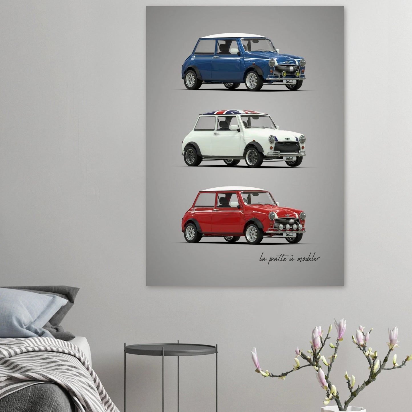 British Classic Car Poster - Compact Icon Art Print