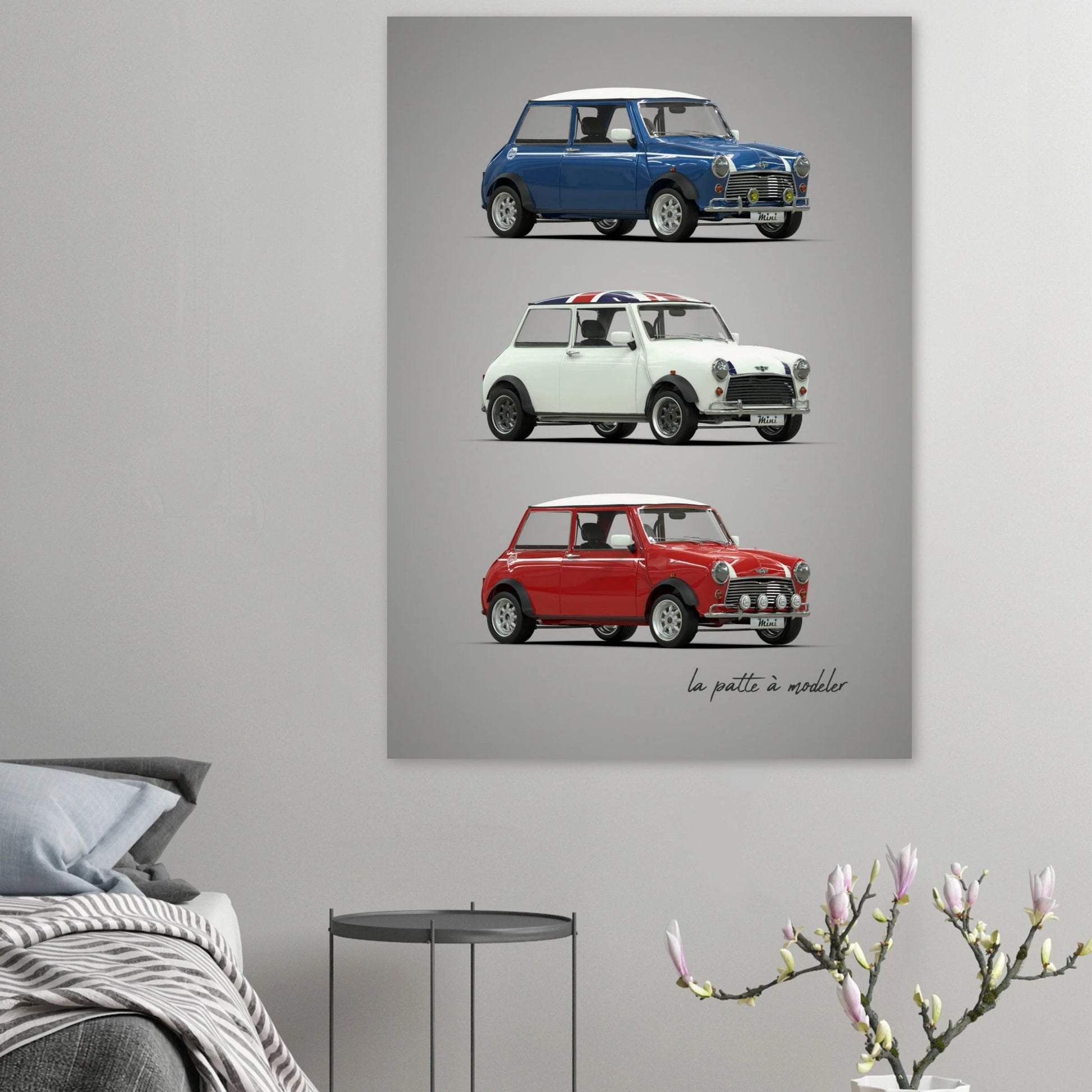 British Classic Car Poster - Compact Icon Art Print