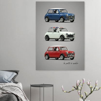 British Classic Car Poster - Compact Icon Art Print