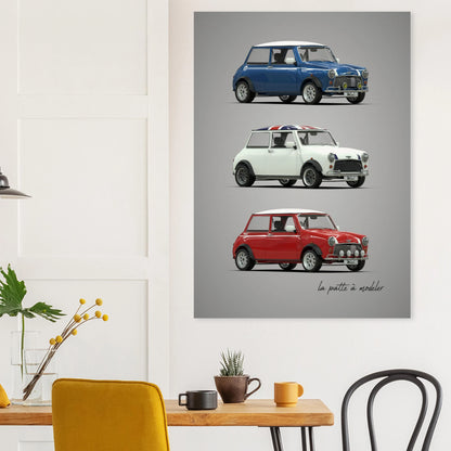 British Classic Car Poster - Compact Icon Art Print