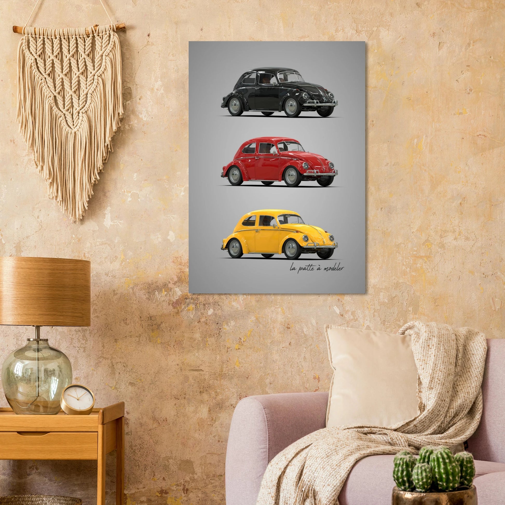 German Classic Car Aluminum Print - Vintage Heritage Art