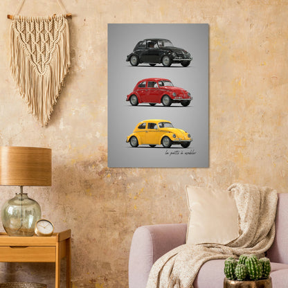German Classic Car Aluminum Print - Vintage Heritage Art