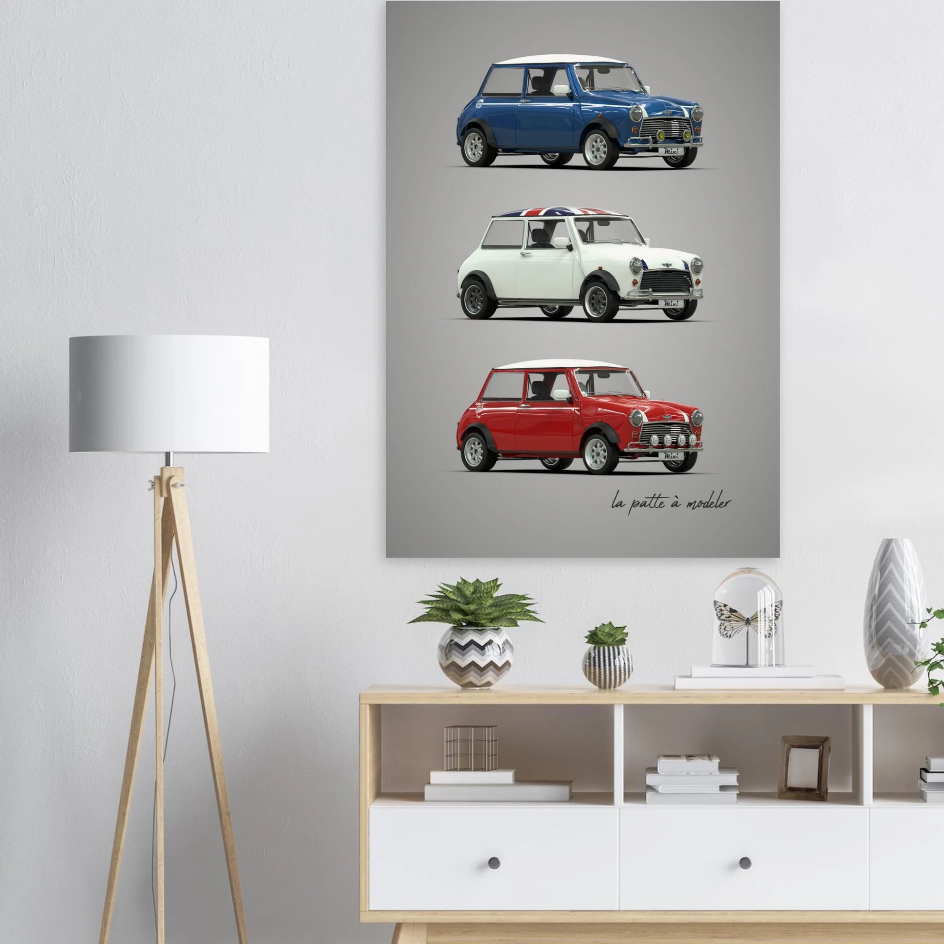 British Classic Car Poster - Compact Icon Art Print