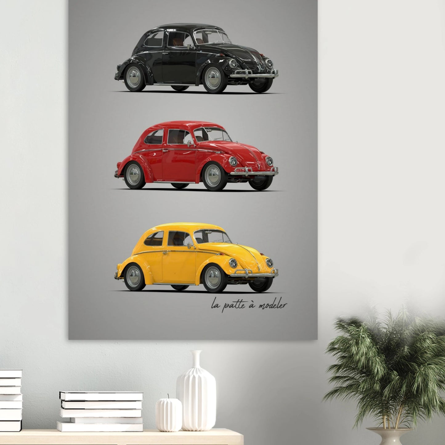 German Classic Car Poster - Vintage Automotive Art Print