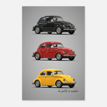German Classic Car Aluminum Print - Vintage Heritage Art