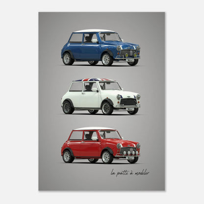 British Classic Car Poster - Compact Icon Art Print