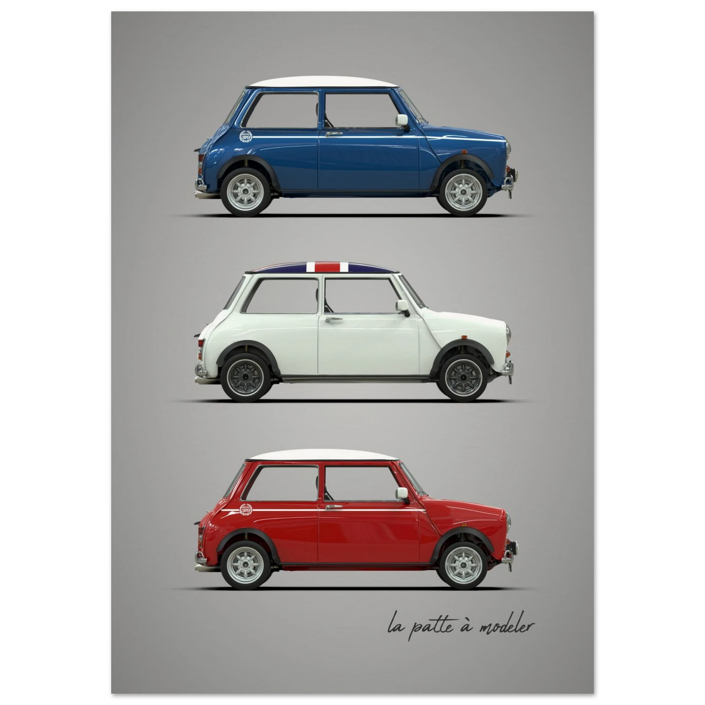 British Classic Icon Poster - Vintage Car Art Print