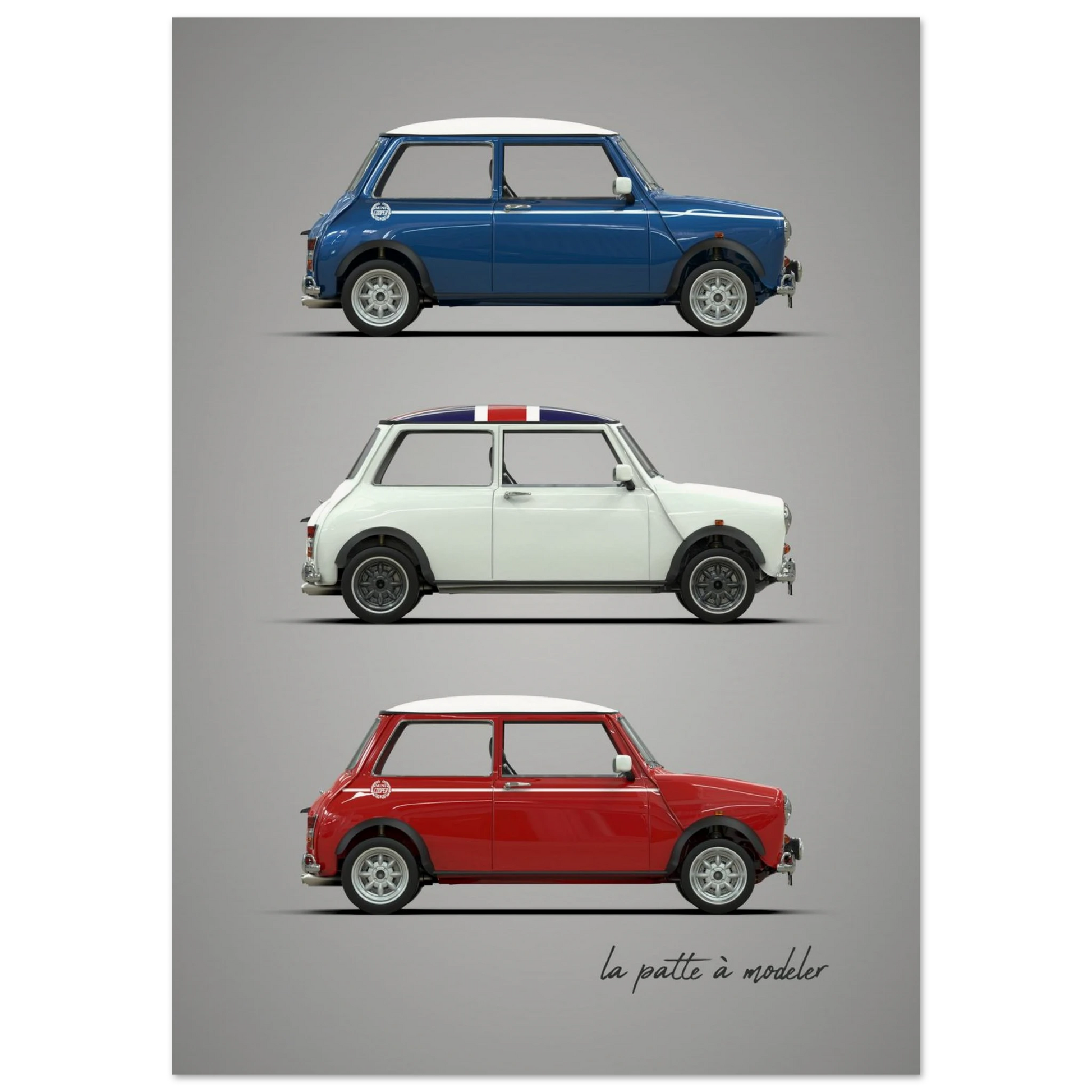 British Classic Icon Poster - Vintage Car Art Print