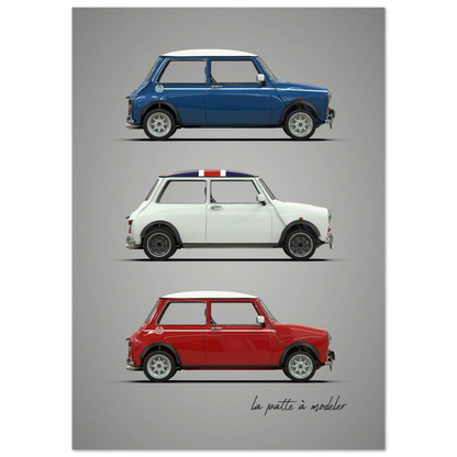 British Classic Icon Poster - Vintage Car Art Print