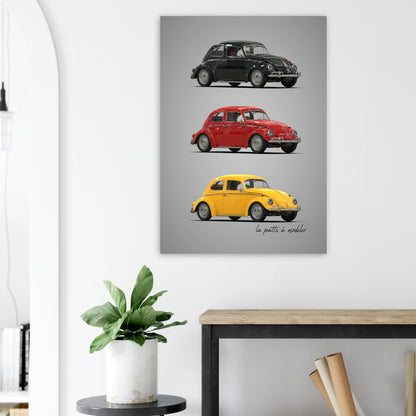 German Classic Car Aluminum Print - Vintage Heritage Art