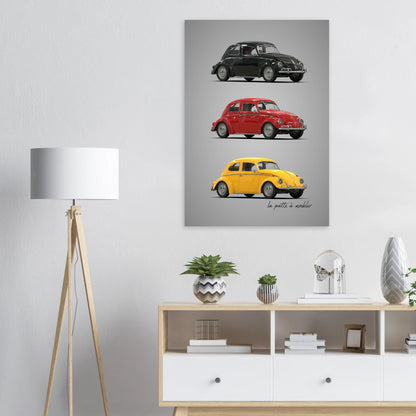 German Classic Car Aluminum Print - Vintage Heritage Art