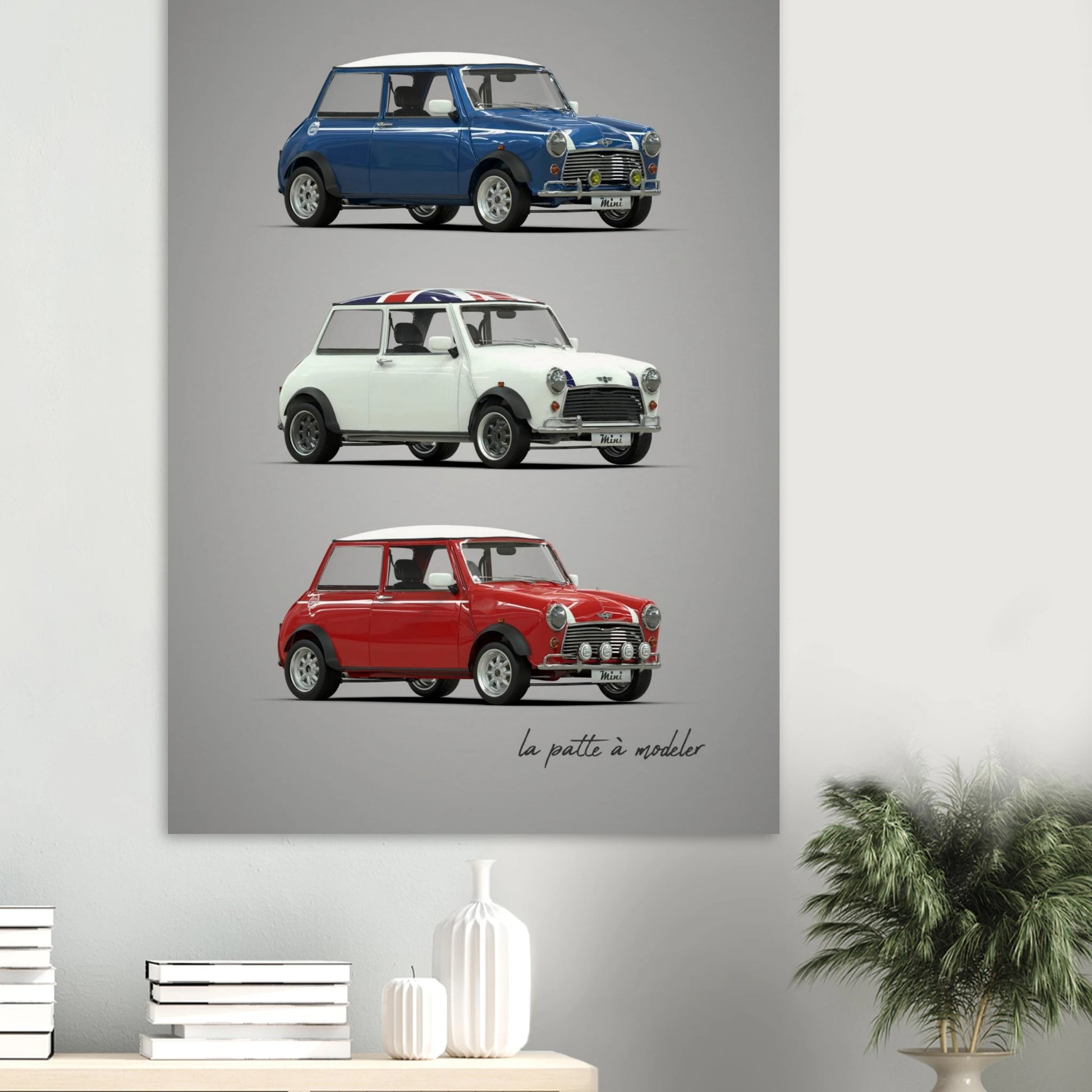 British Classic Car Poster - Compact Icon Art Print