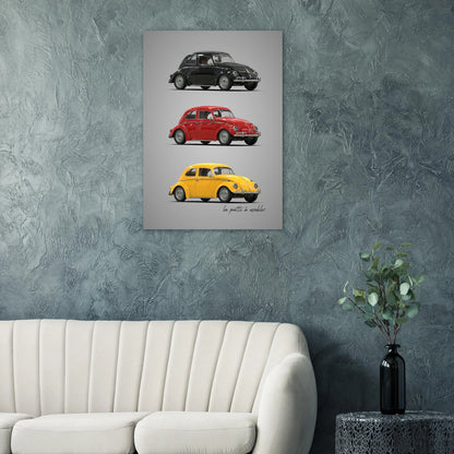 German Classic Car Aluminum Print - Vintage Heritage Art