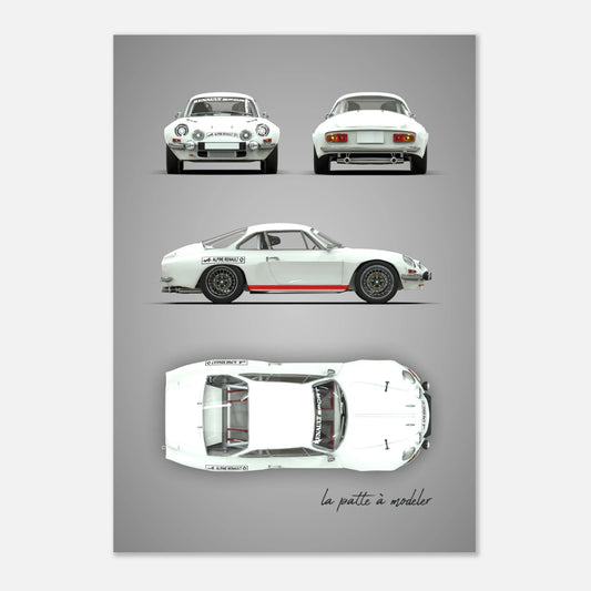 art, poster, aluminium print, wall art, automotive, gift, blueprint, car enthusiast, vintage car, classic car, motorcycle, race car, rally car, home decor