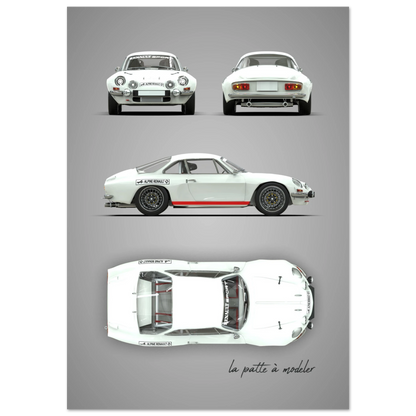 art, poster, aluminium print, wall art, automotive, gift, blueprint, car enthusiast, vintage car, classic car, motorcycle, race car, rally car, home decor