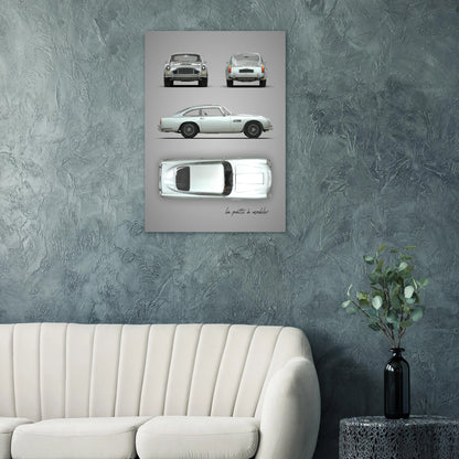 art, poster, aluminium print, wall art, automotive, gift, blueprint, car enthusiast, vintage car, classic car, motorcycle, race car, rally car, home decor