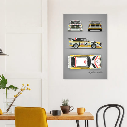 art, poster, aluminium print, wall art, automotive, gift, blueprint, car enthusiast, vintage car, classic car, motorcycle, race car, rally car, home decor