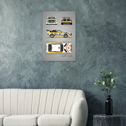 art, poster, aluminium print, wall art, automotive, gift, blueprint, car enthusiast, vintage car, classic car, motorcycle, race car, rally car, home decor