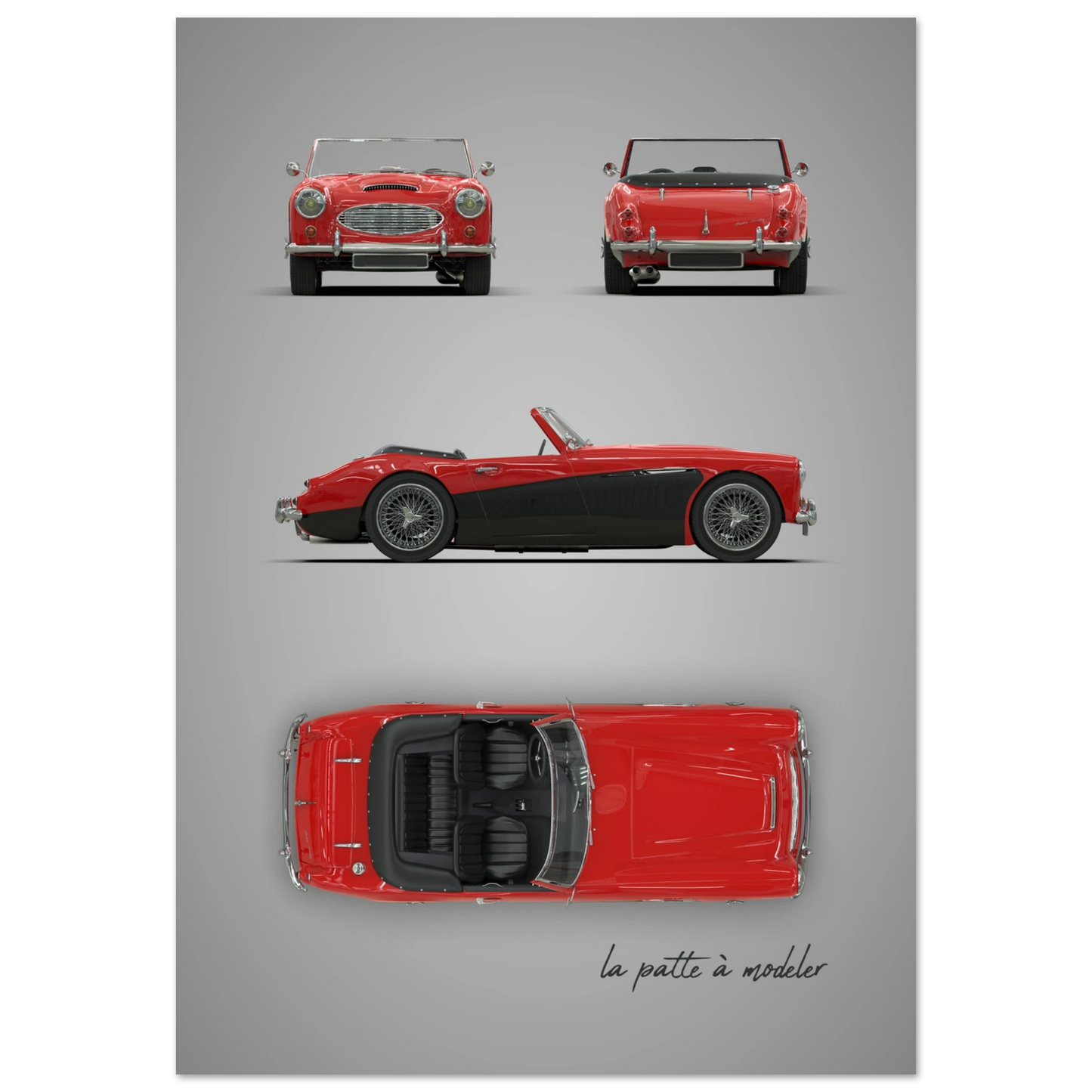 art, poster, aluminium print, wall art, automotive, gift, blueprint, car enthusiast, vintage car, classic car, motorcycle, race car, rally car, home decor