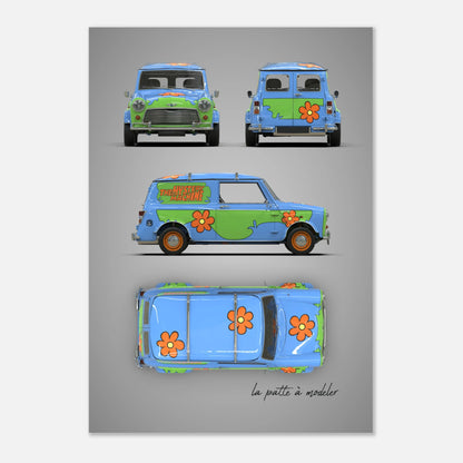 art, poster, aluminium print, wall art, automotive, gift, blueprint, car enthusiast, vintage car, classic car, motorcycle, race car, rally car, home decor