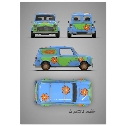 art, poster, aluminium print, wall art, automotive, gift, blueprint, car enthusiast, vintage car, classic car, motorcycle, race car, rally car, home decor