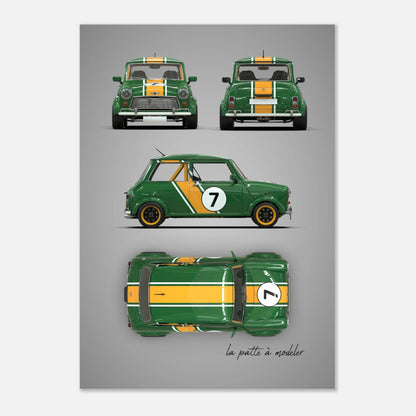 art, poster, aluminium print, wall art, automotive, gift, blueprint, car enthusiast, vintage car, classic car, motorcycle, race car, rally car, home decor