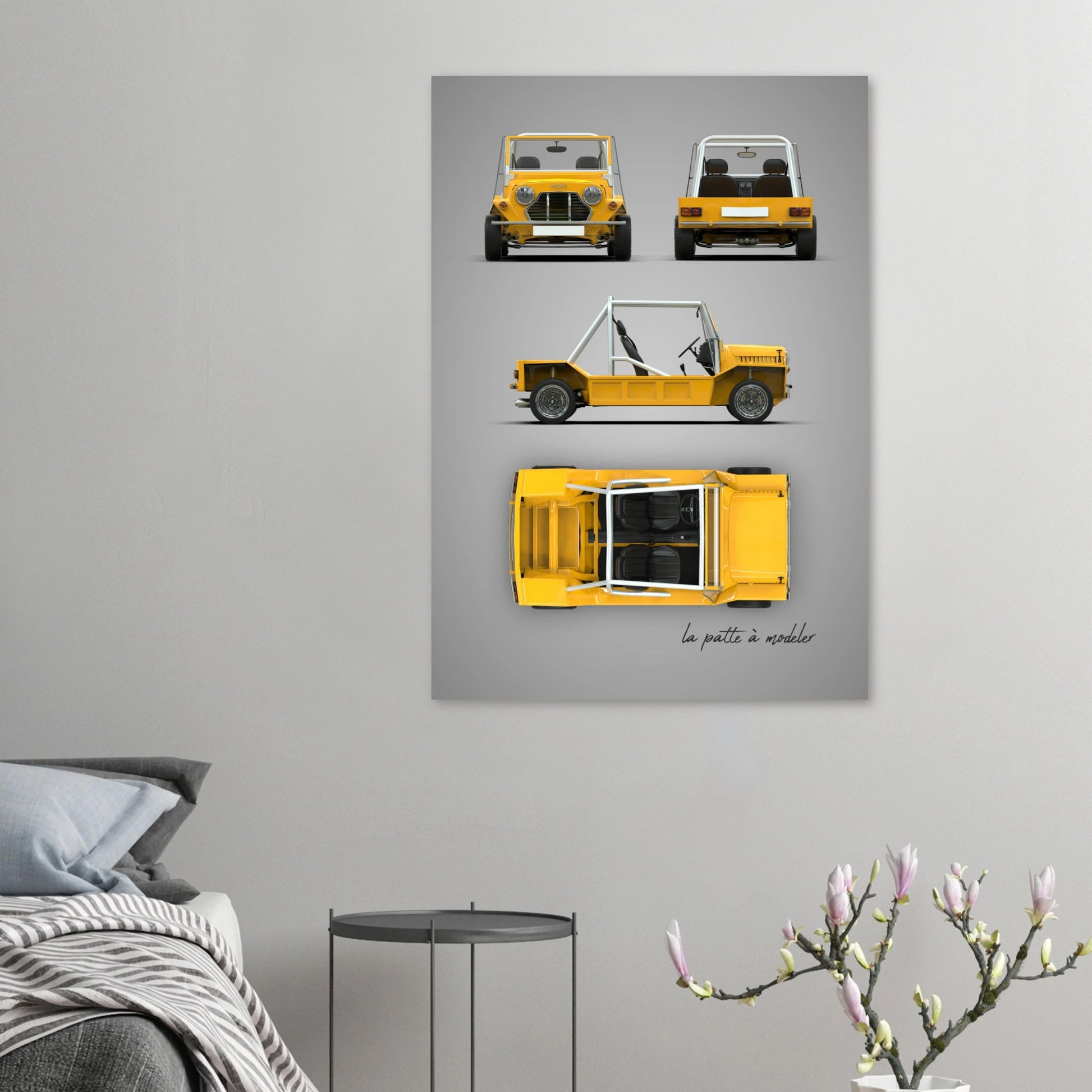 art, poster, aluminium print, wall art, automotive, gift, blueprint, car enthusiast, vintage car, classic car, motorcycle, race car, rally car, home decor