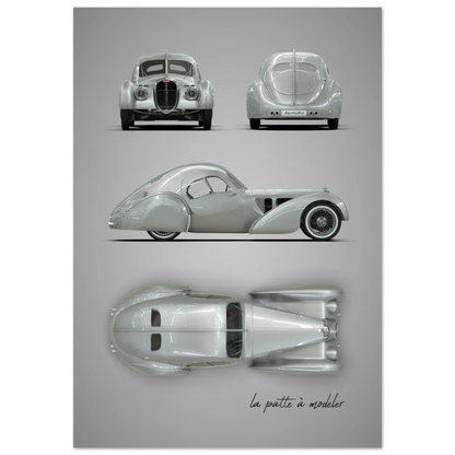 art, poster, aluminium print, wall art, automotive, gift, blueprint, car enthusiast, vintage car, classic car, motorcycle, race car, rally car, home decor