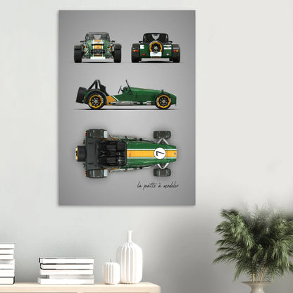 art, poster, aluminium print, wall art, automotive, gift, blueprint, car enthusiast, vintage car, classic car, motorcycle, race car, rally car, home decor