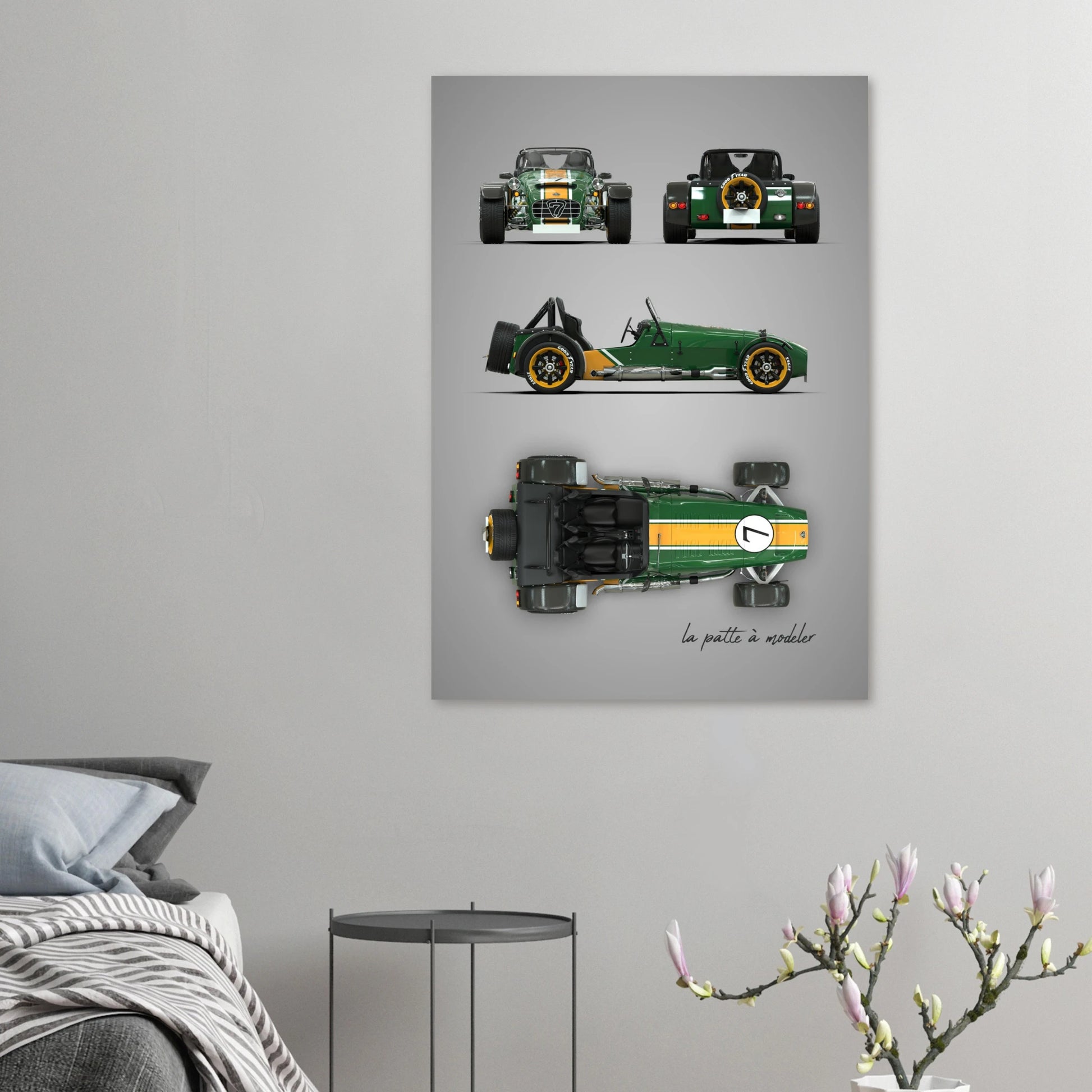 art, poster, aluminium print, wall art, automotive, gift, blueprint, car enthusiast, vintage car, classic car, motorcycle, race car, rally car, home decor