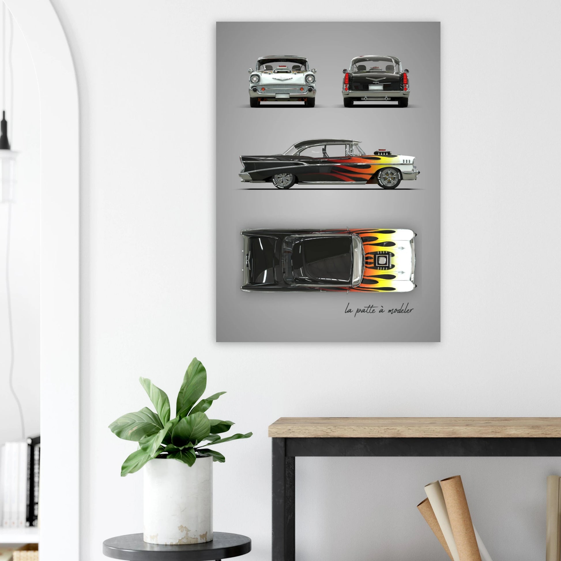 art, poster, aluminium print, wall art, automotive, gift, blueprint, car enthusiast, vintage car, classic car, motorcycle, race car, rally car, home decor
