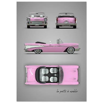 art, poster, aluminium print, wall art, automotive, gift, blueprint, car enthusiast, vintage car, classic car, motorcycle, race car, rally car, home decor