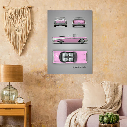 art, poster, aluminium print, wall art, automotive, gift, blueprint, car enthusiast, vintage car, classic car, motorcycle, race car, rally car, home decor