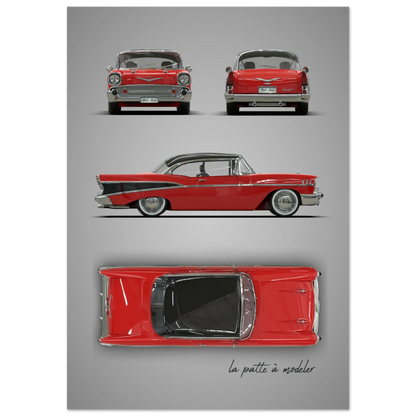 art, poster, aluminium print, wall art, automotive, gift, blueprint, car enthusiast, vintage car, classic car, motorcycle, race car, rally car, home decor