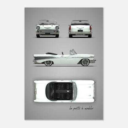 art, poster, aluminium print, wall art, automotive, gift, blueprint, car enthusiast, vintage car, classic car, motorcycle, race car, rally car, home decor