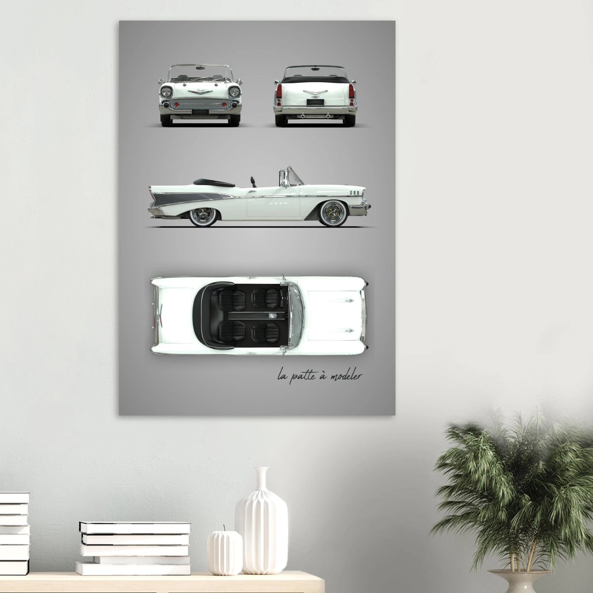 art, poster, aluminium print, wall art, automotive, gift, blueprint, car enthusiast, vintage car, classic car, motorcycle, race car, rally car, home decor