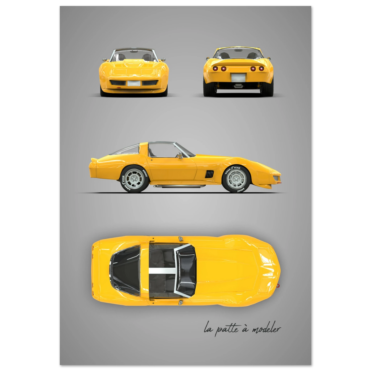 art, poster, aluminium print, wall art, automotive, gift, blueprint, car enthusiast, vintage car, classic car, motorcycle, race car, rally car, home decor