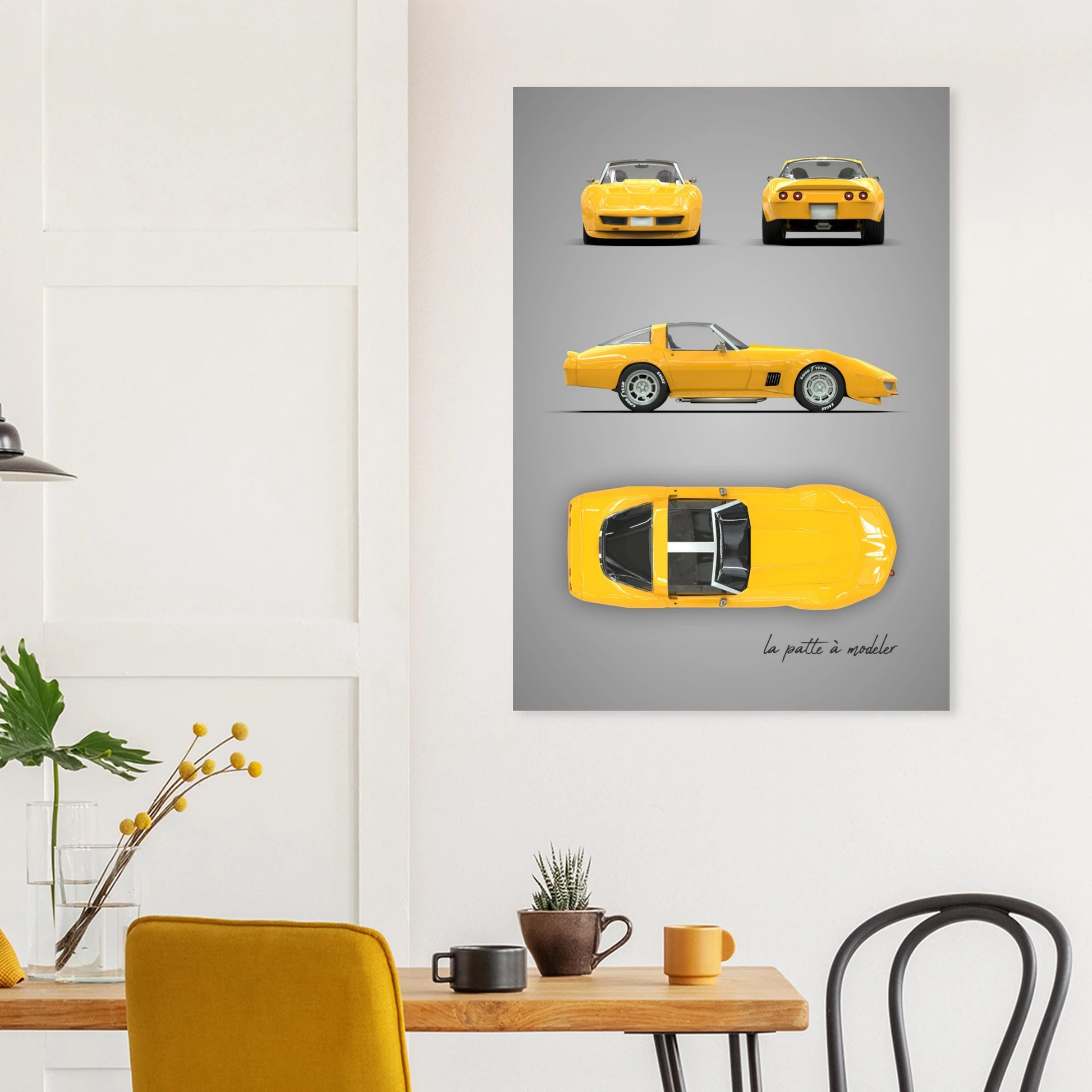 art, poster, aluminium print, wall art, automotive, gift, blueprint, car enthusiast, vintage car, classic car, motorcycle, race car, rally car, home decor