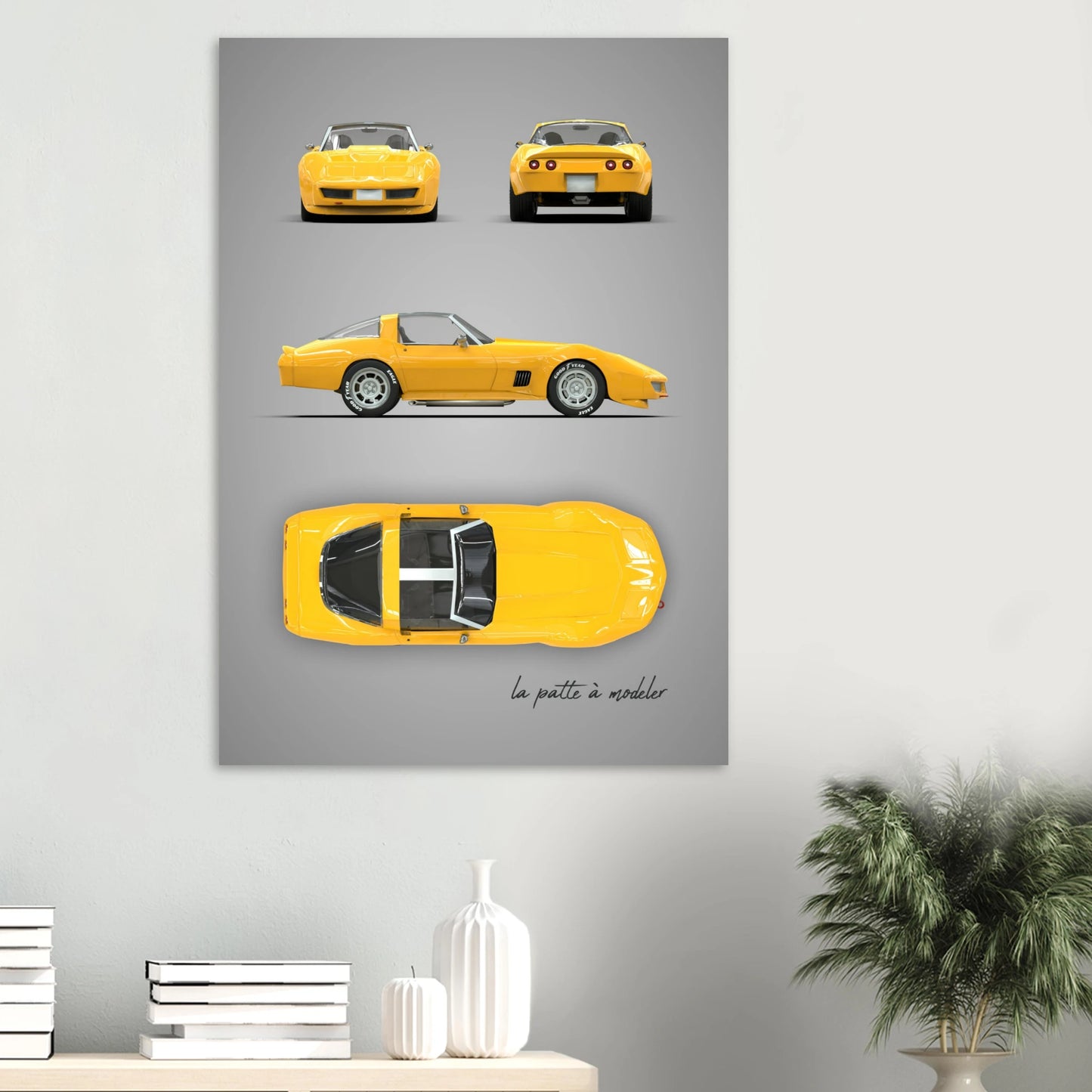 art, poster, aluminium print, wall art, automotive, gift, blueprint, car enthusiast, vintage car, classic car, motorcycle, race car, rally car, home decor