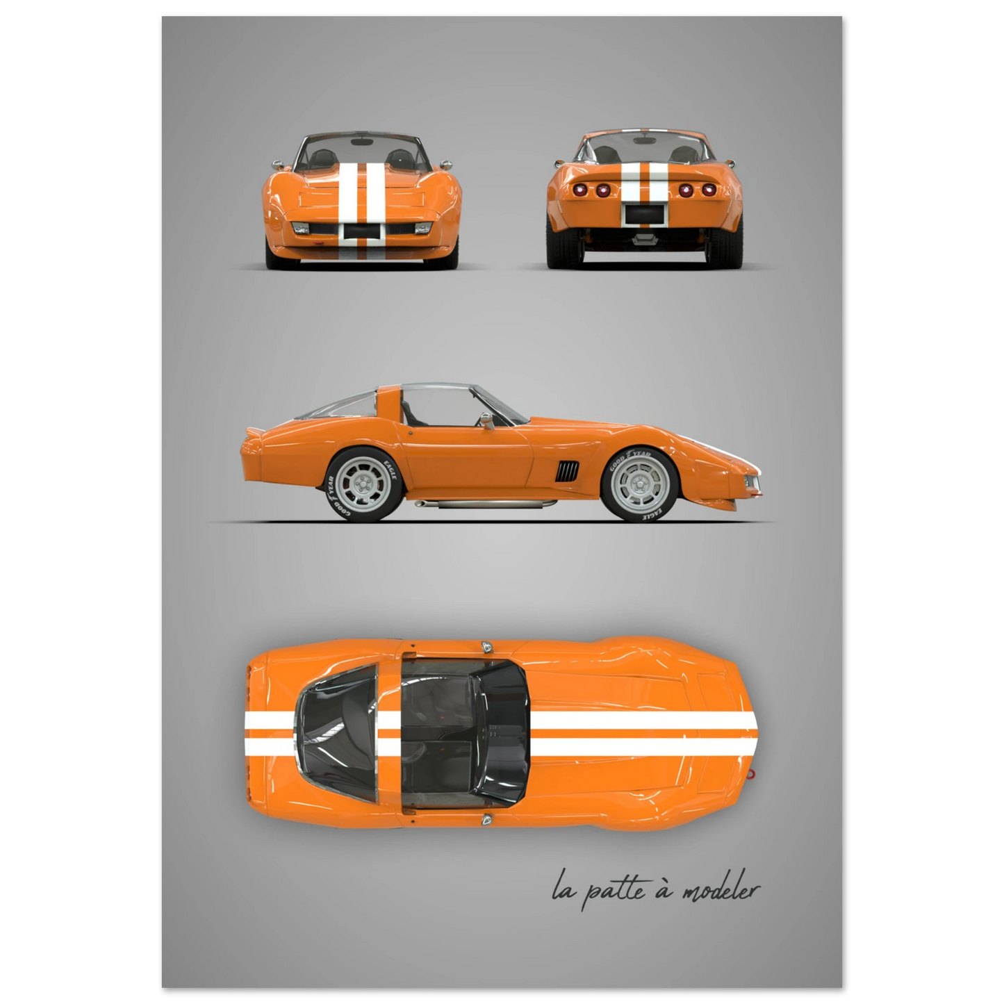 art, poster, aluminium print, wall art, automotive, gift, blueprint, car enthusiast, vintage car, classic car, motorcycle, race car, rally car, home decor