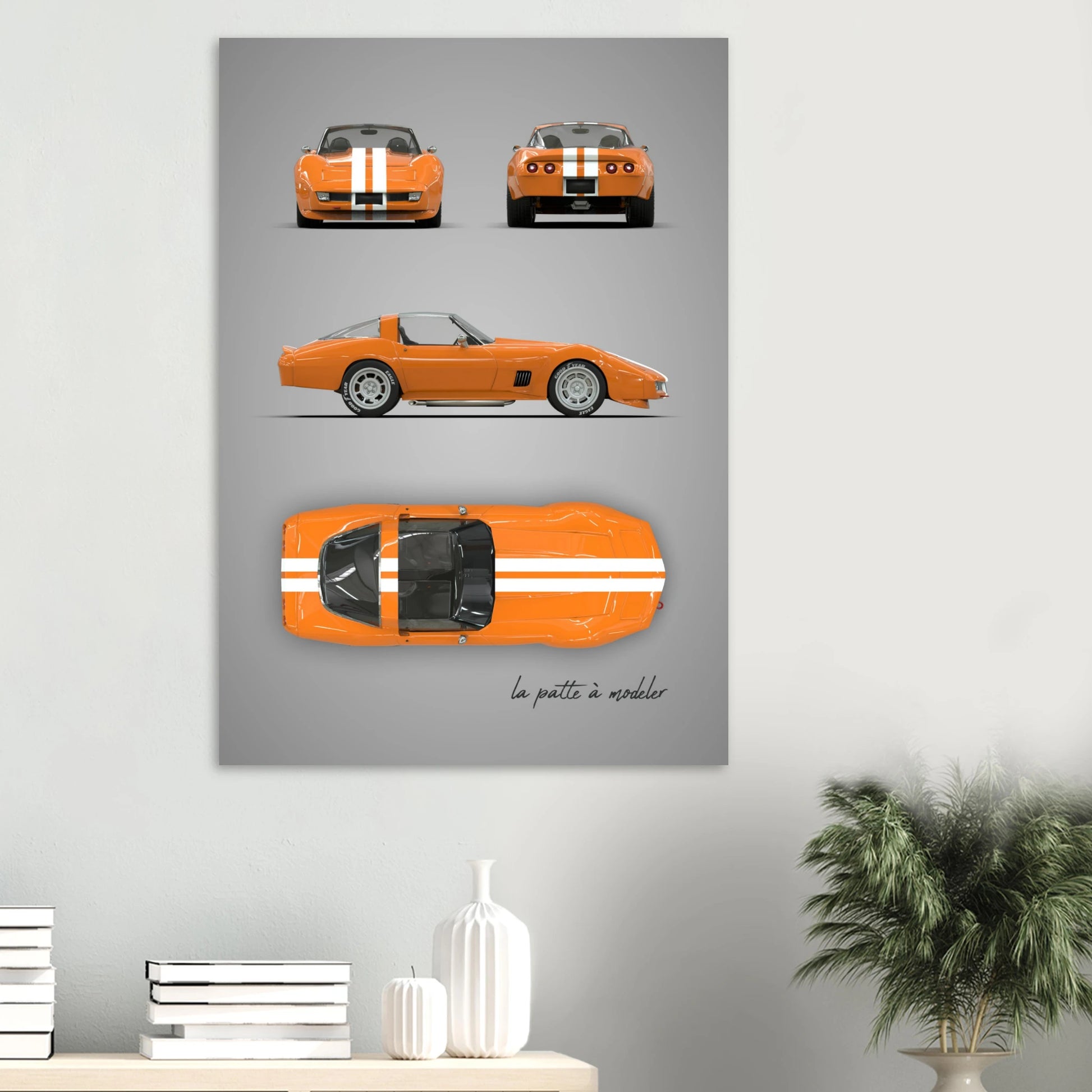 art, poster, aluminium print, wall art, automotive, gift, blueprint, car enthusiast, vintage car, classic car, motorcycle, race car, rally car, home decor