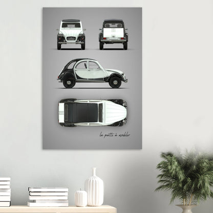 art, poster, aluminium print, wall art, automotive, gift, blueprint, car enthusiast, vintage car, classic car, motorcycle, race car, rally car, home decor