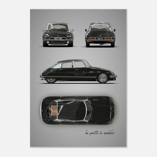 art, poster, aluminium print, wall art, automotive, gift, blueprint, car enthusiast, vintage car, classic car, motorcycle, race car, rally car, home decor